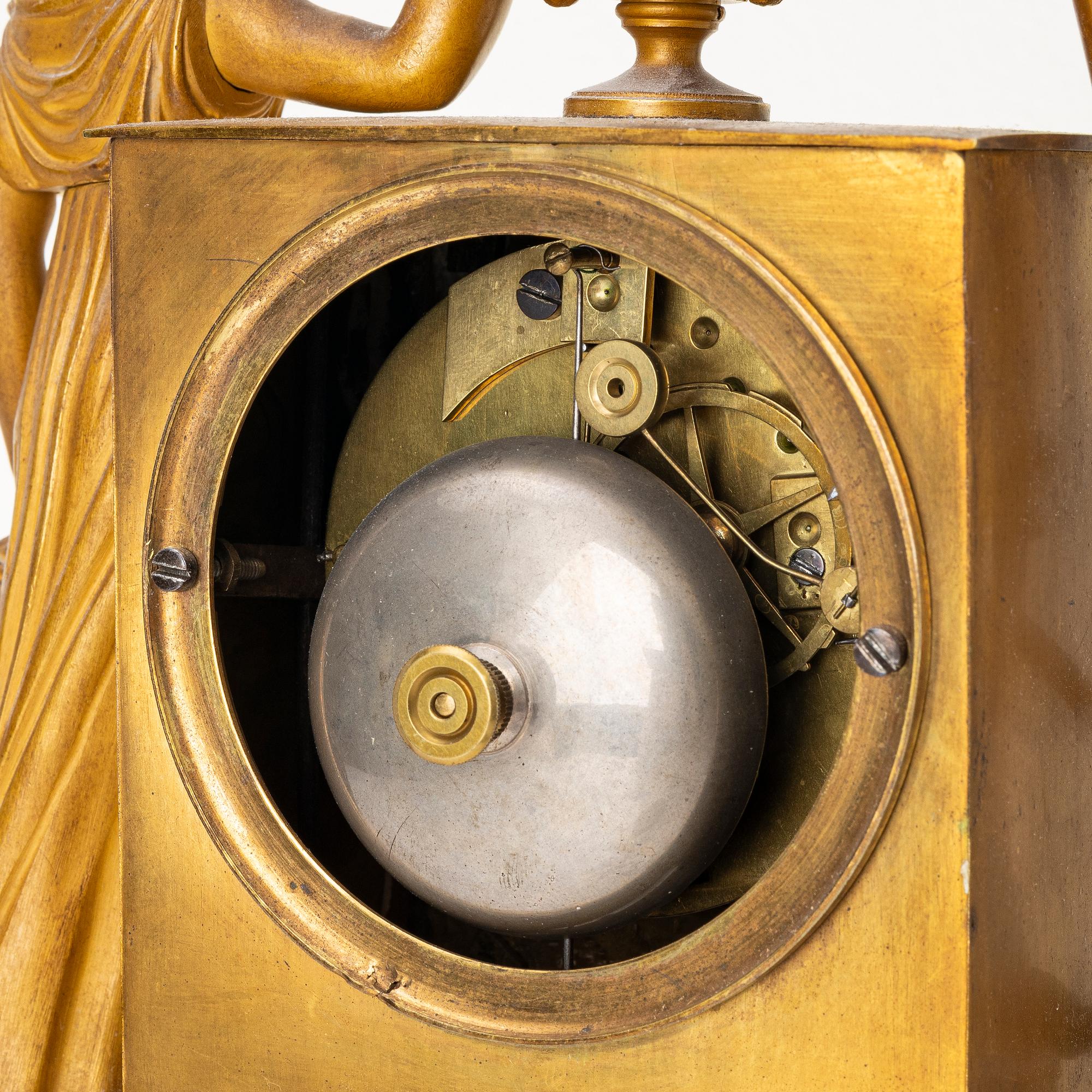 An Empire table pendulum clock, first half of the 19th century.