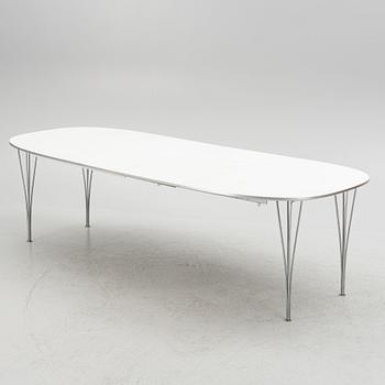 Bruno Mathsson & Piet Hein, a dining table, 'Superellips', Fritz Hansen, Denmark, 1984.