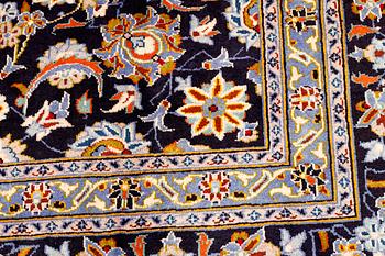A Keshan rug, 435 x 307 cm.