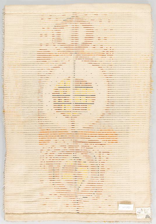 Leena-Kaisa Halme, ryijy, Kutomo Pirkko Koskinen, noin 155 x 104 cm.