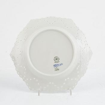 Royal Copenhagen, a set of twelve 'Musselmalet' side plates, Royal Copenhagen, Denmark.