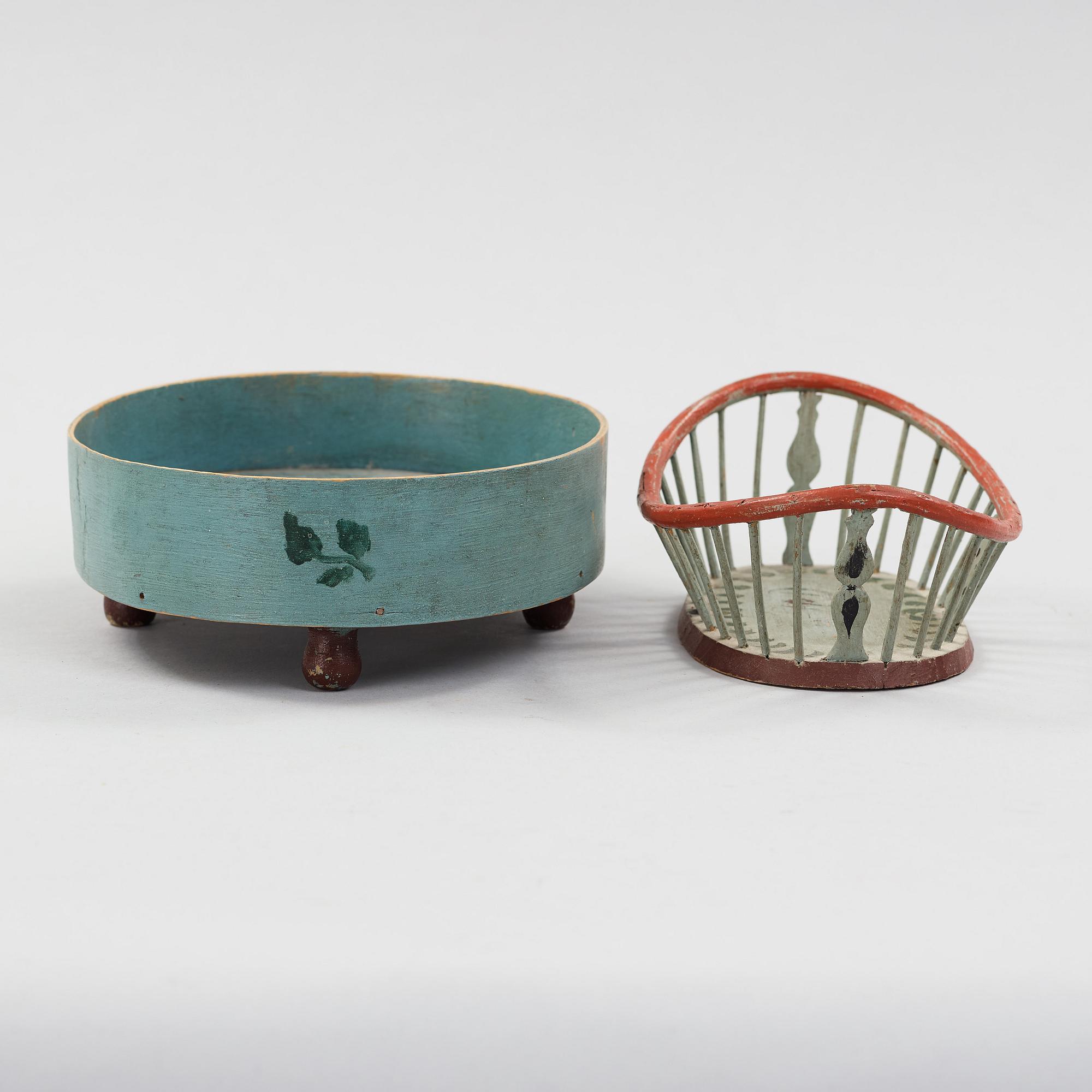 two baskets from the 19th century.