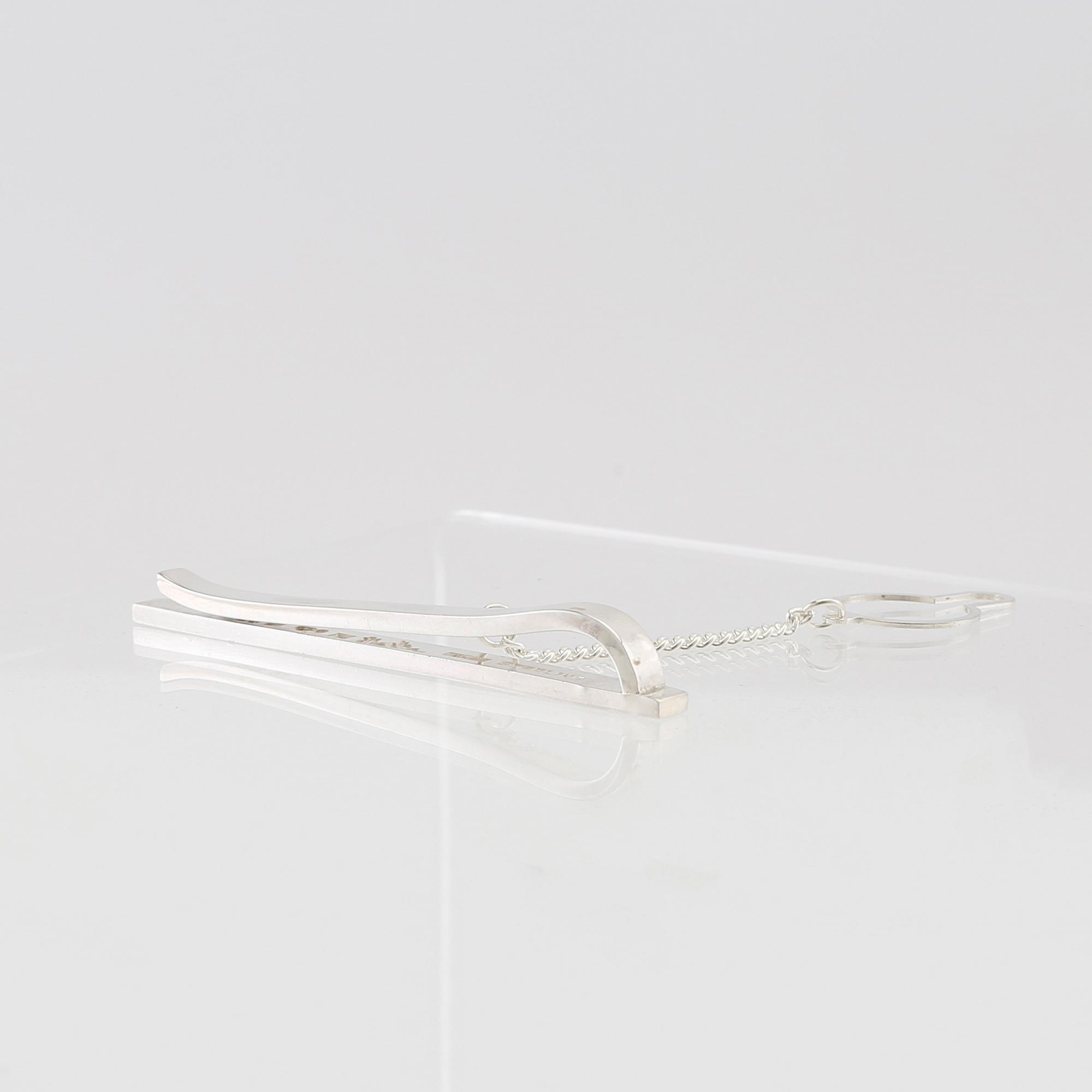 Wiwen Nilsson, slipsnål sterling silver, Lund 1953.