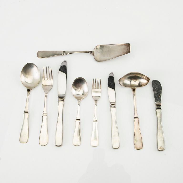 Bestick "Uppsala" ca 72 dlr silver MGAB Linköping 1970-tal.