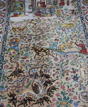 MATTA, Old Täbris figural. 244 x 153.