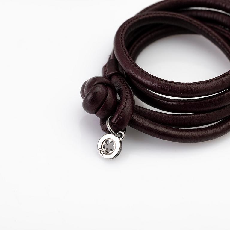 Ole Lynggaard, Leather bracelets, 7, for “Sweet Drops”, designed by Charlotte Lynggaard.