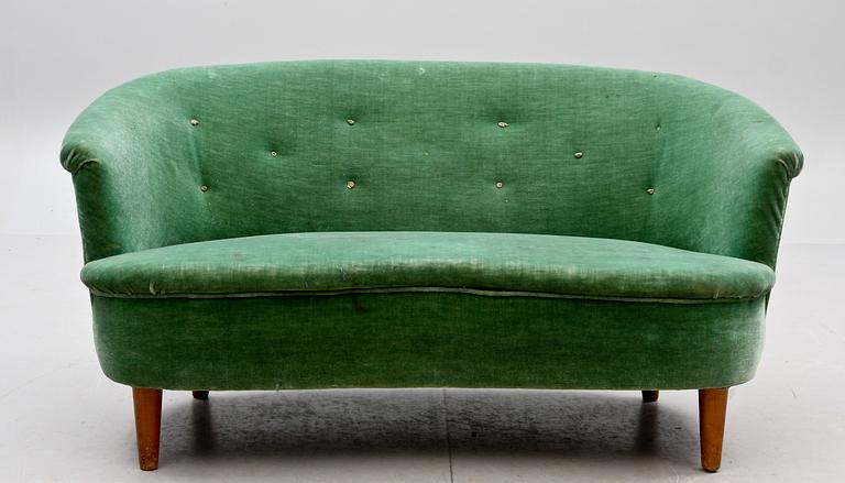 SOFFA, "Lilla Roma", Carl Malmsten, brännmärkt, 1950-tal.