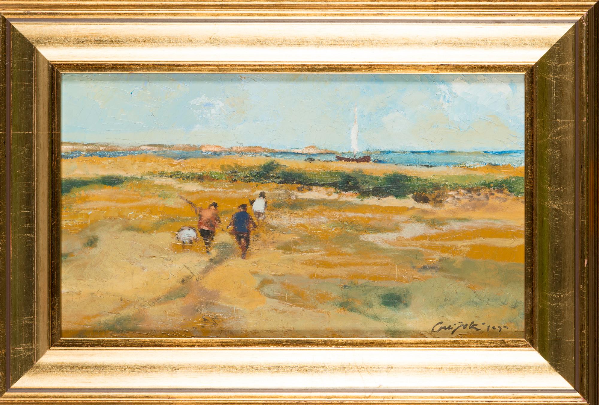 Olli Joki, öljy kankaalle, signeerattu ja epäselvästi päivätty.