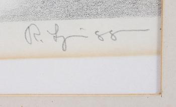 REINHOLD LJUNGGREN, litografi, sign o numr. "8/310".