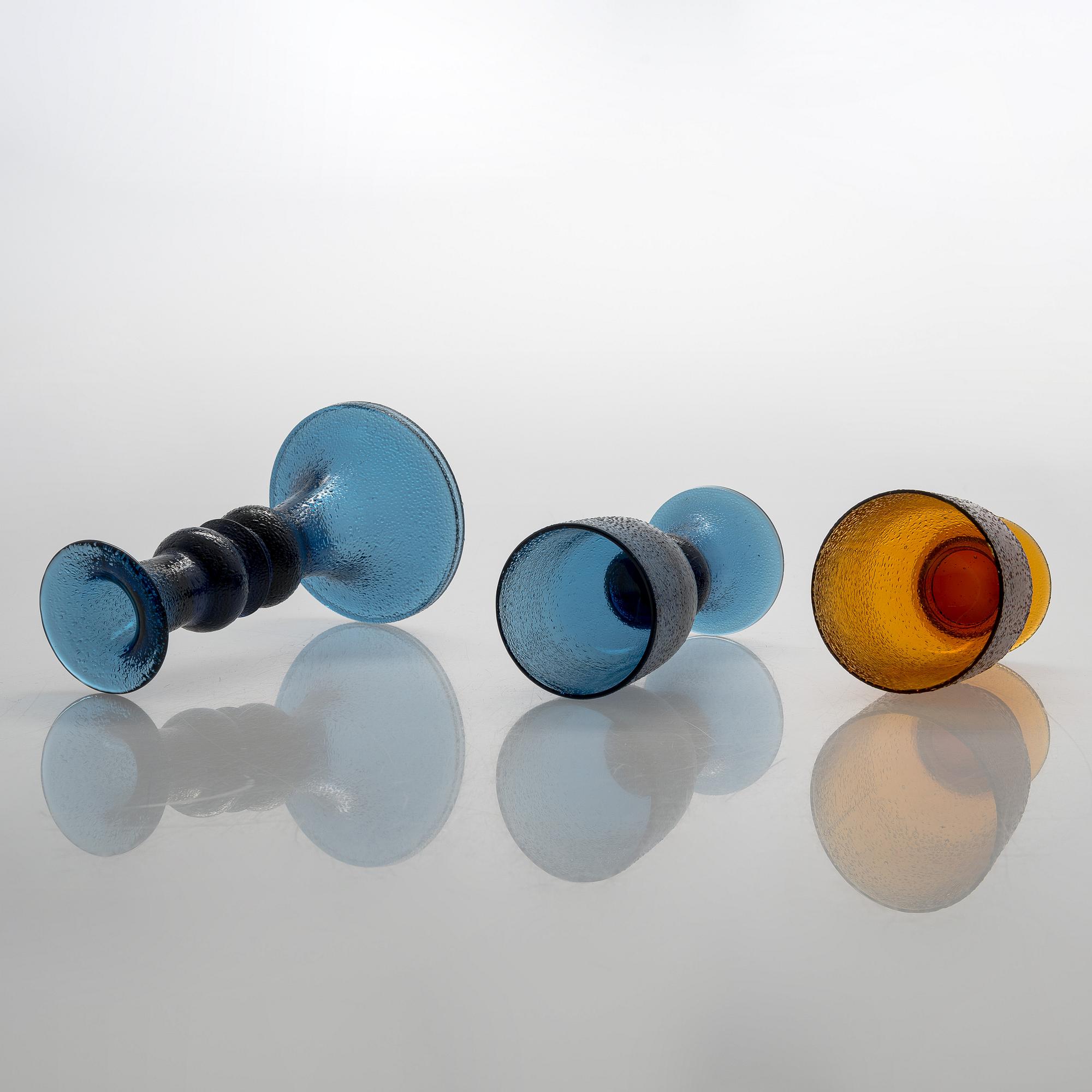 Nanny Still, föremål, 6 st, sällsynta "Rustica" Val Saint-Lambert Belgien 1968.