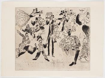 Marc Chagall, MARC CHAGALL, 71 etchings from the edition of 285 examples on Arches/MBM/J. Perrigot paper, 1923-1948.