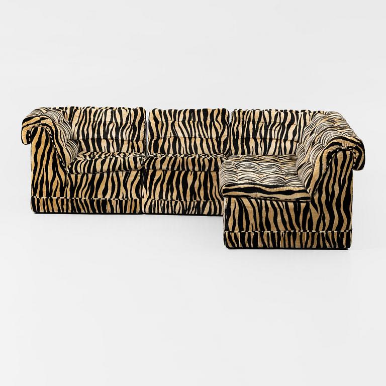 Modular sofa, 5 sections, Scapa Möbler, 1970s.