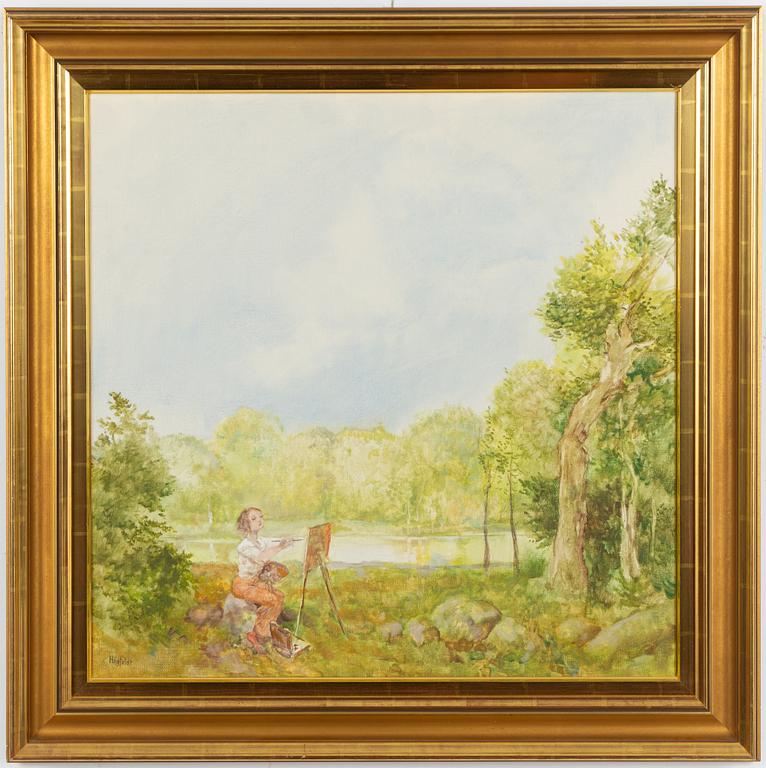 Robert Högfeldt, Friluftsmåleri.
