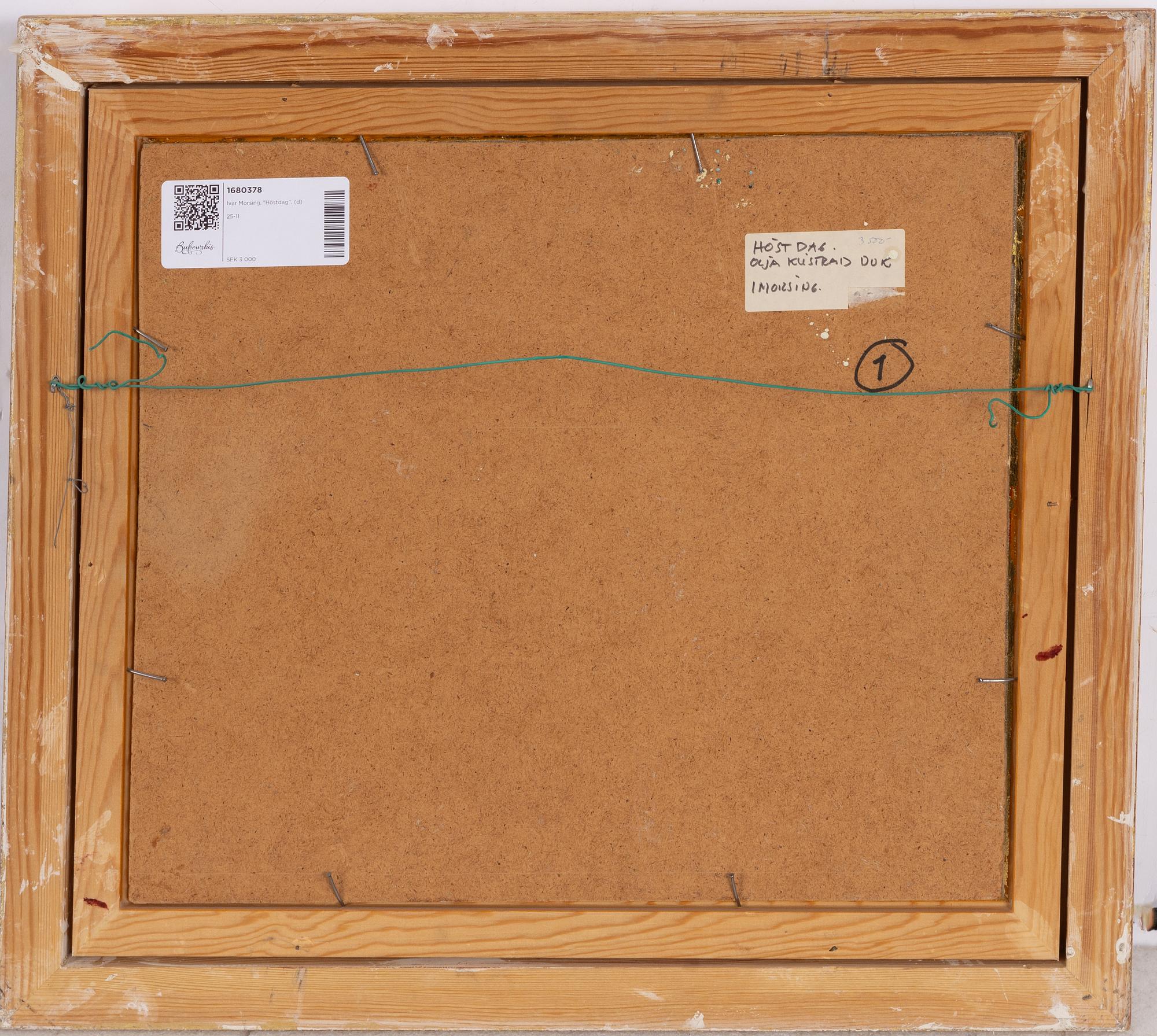 Ivar Morsing, 'Höstdag (Autumn Day)'.