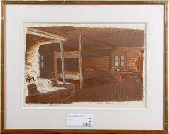 Roland Svensson · SVENSSON, ROLAND, litografi, provtryck, sign.