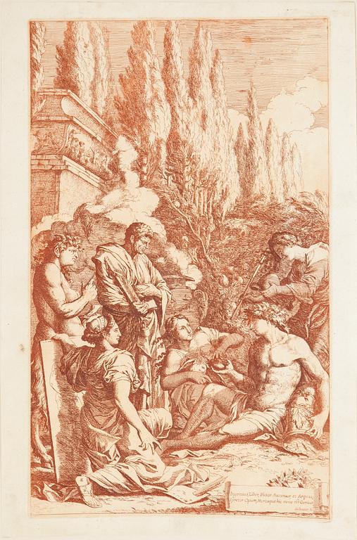PARTI, GRAFIK, 26 st, äldre gravyrer 1700/1800-tal, bla. Francesco Bartolozzi.