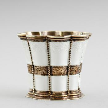 MARGRETEBÄGARE, silver, A Michelsen, Copenhagen, Danmark. Vikt ca 122 gram.