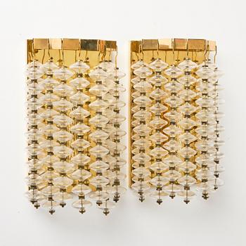 Hans-Agne Jakobsson, a pair of "Estrella" wall lights model "V 258", Hans-Agne Jakobsson AB, Markaryd, 1960s-70s.