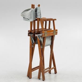 Regissörsstolar, ett par, omkring 1900-talets mitt.