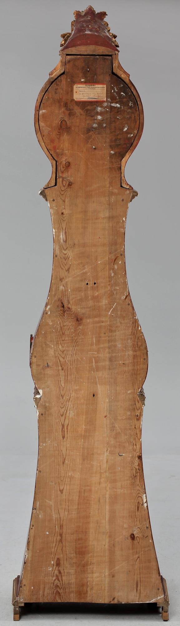 GOLVUR, urtavlan märkt A F B, Norrköping, rokoko, 1700-talets andra hälft.