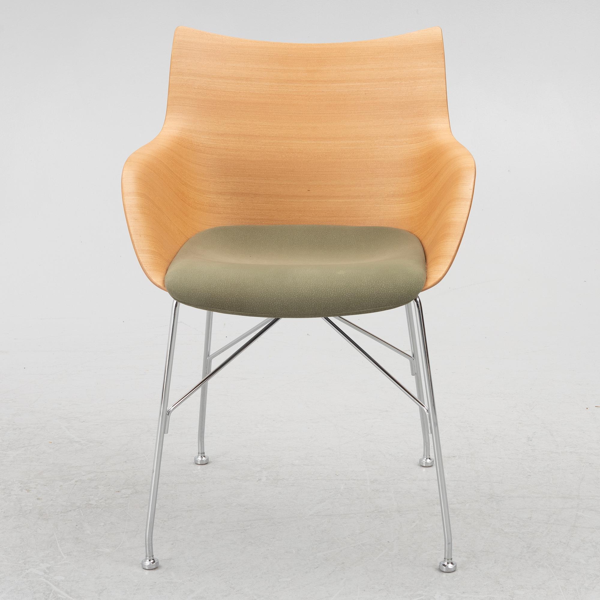 Philippe Starck, skrivbord och stol, "Earl of Wood", Kartell.