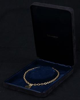 HALSBAND, 18 K guld, Tiffany & Co. 52 gram.