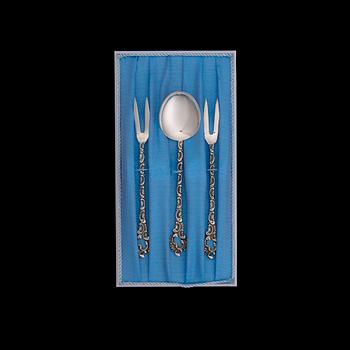 PARTI SILVERBESTICK, 10 delar, bl a Kultakeskus, 1950 samt -70-tal. Tot. vikt ca 321 g.