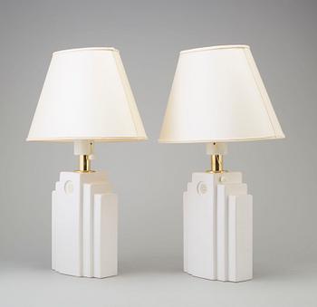 a pair of Boréns table lights from the 1980's.