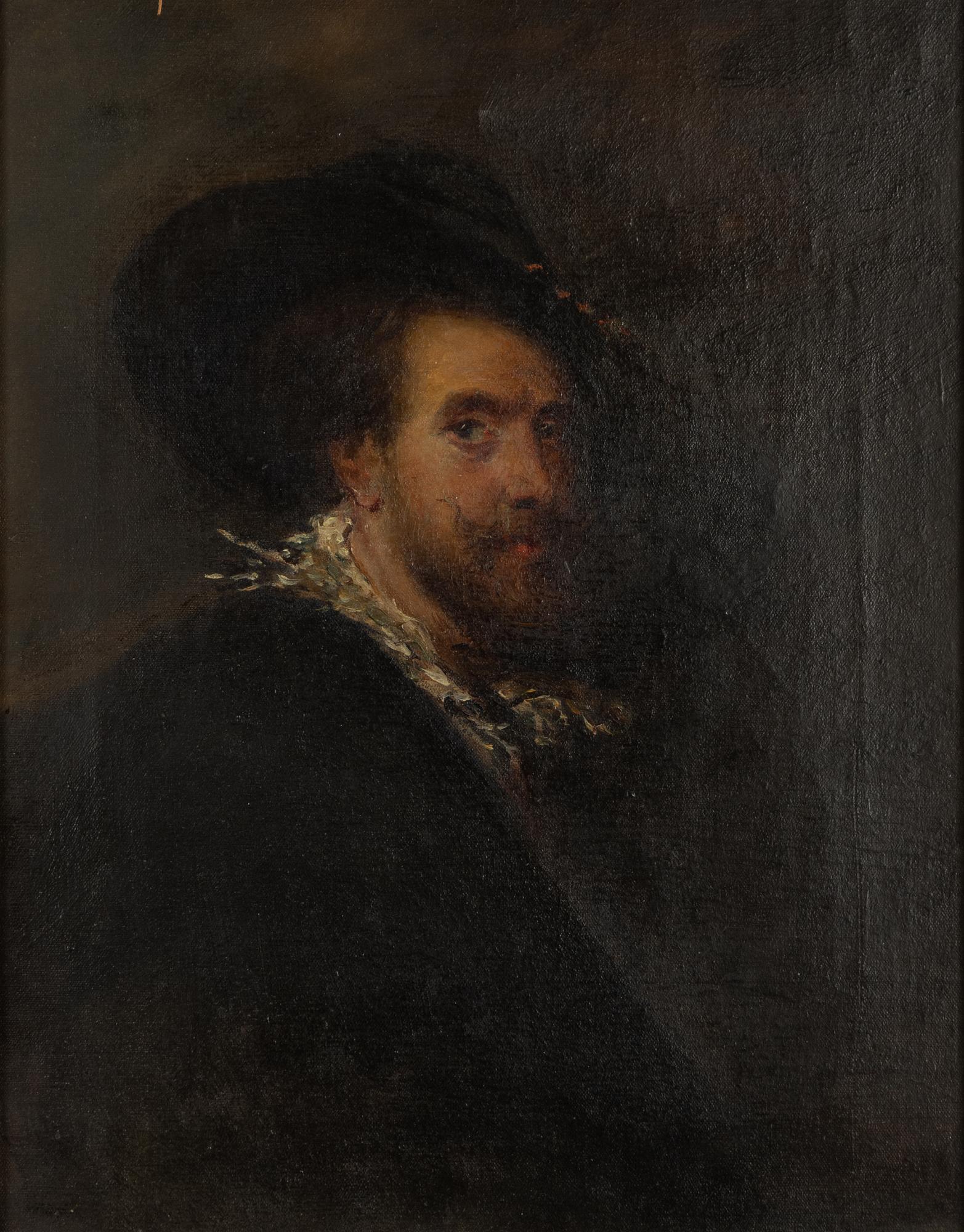 Peter Paul Rubens, kopia efter, Självporträtt.