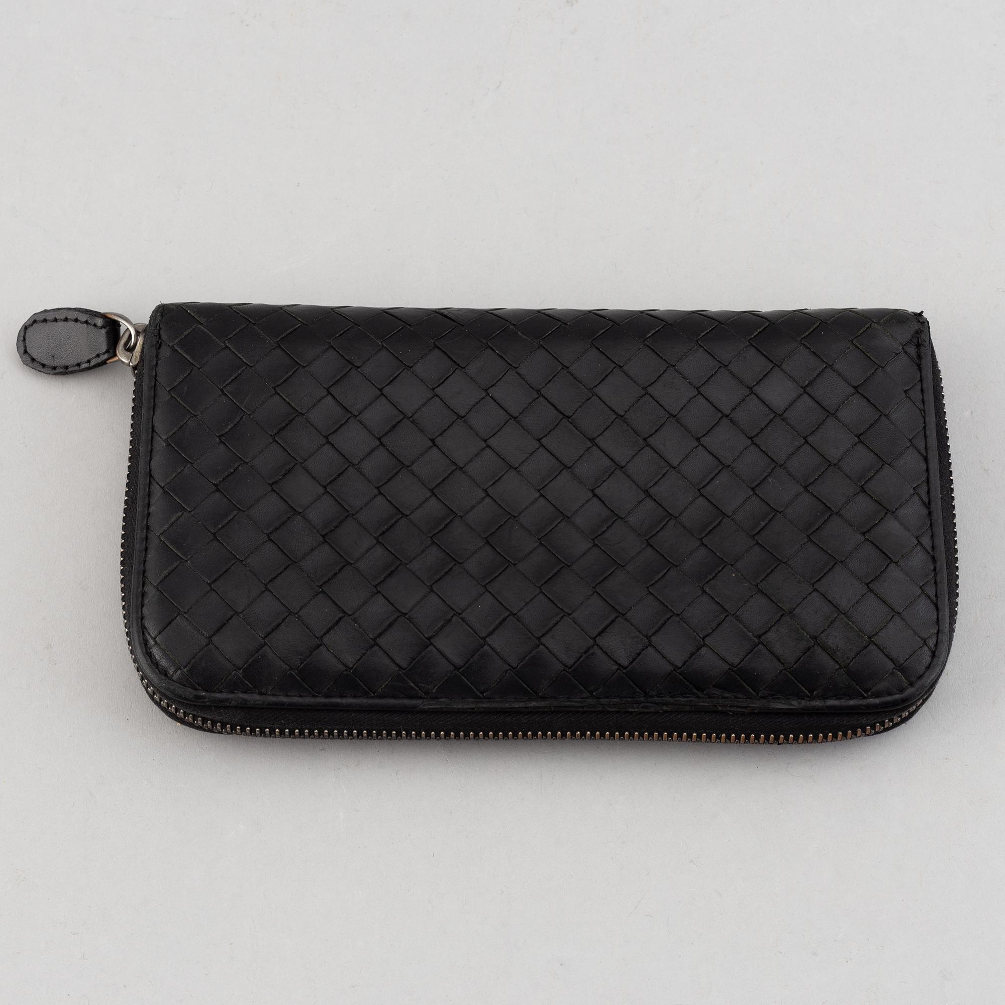 Bottega Veneta, a wallet and bracelet.