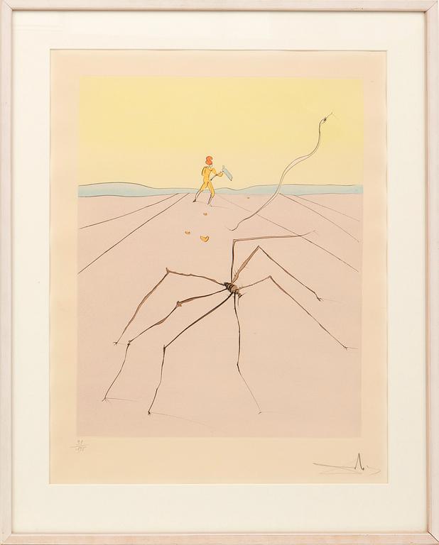 Salvador Dalí, "Kumo the Weaver", 1976.