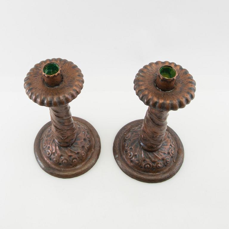 Ljusstakar ett par Jugend tidigt 1900-tal.