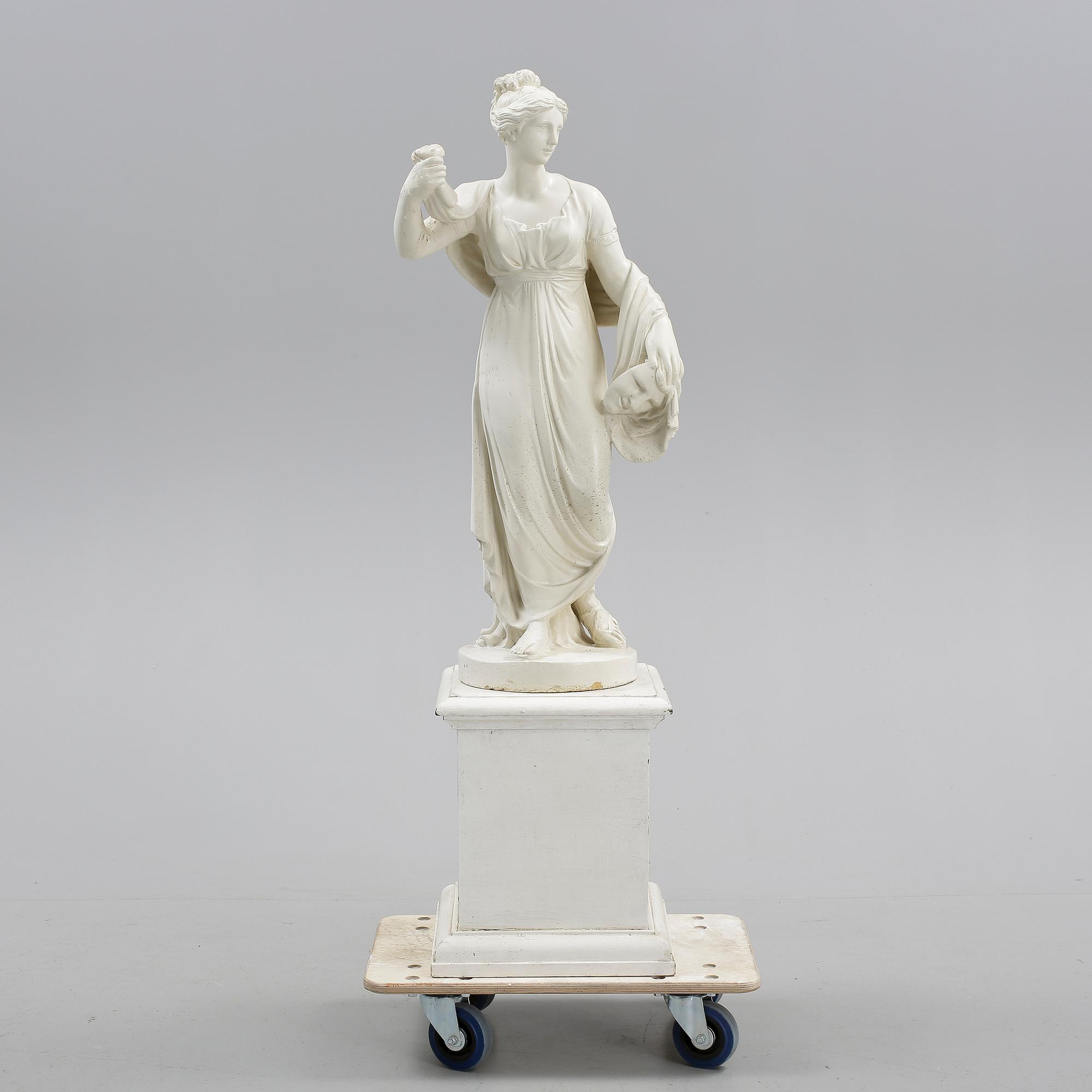 SKULPTUR, gips, 1900-tal, osignerad.