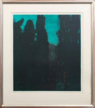 OLA BILLGREN, serigraph in colours signed dated and numbered 83 3/100.