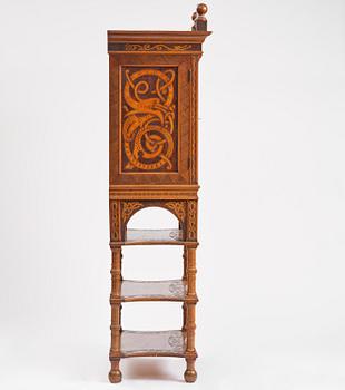 Cabinet, probably Norway, Old Norse style, late 19th century.