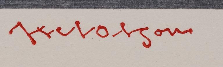 AXEL OLSON, färglitografier, 2 st, stämpelsignerade och numrerade 154/360 resp 188/360.