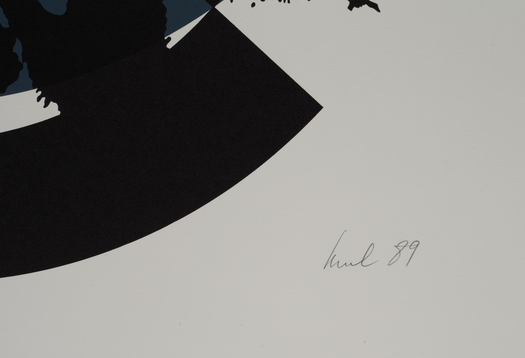 RAUL MEEL, färgserigrafi, signerad -89 och numrerad 5/50.
