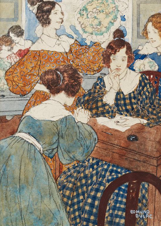 Edmund Dulac, Ilustration to "Villette" by Charlotte Brontë.