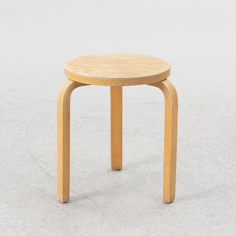 Alvar Aalto, chairs, 3 pcs, model 66 and stool, model 60, Artek, Finland.