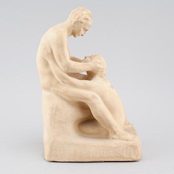 CARL CHRISTIAN CHRISTENSEN, a plaster sculpture, signed and dated 1915.