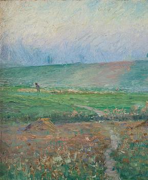 Anshelm Schultzberg, French summer landscape, Grez-sur-Loing.