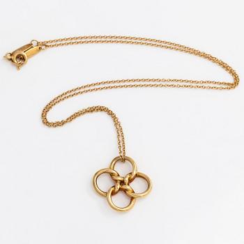 Tiffany & Co, Elsa Peretti, 'Quadrifoglio' necklace, 18K gold.
