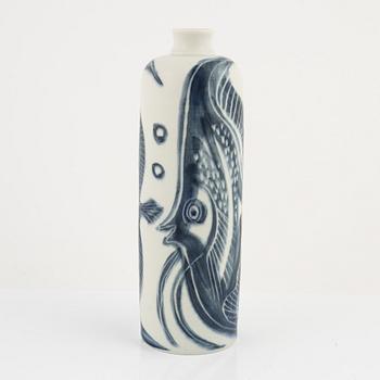 Carl-Harry Stålhane, a stoneware vase, Rörstrand, 1940's.