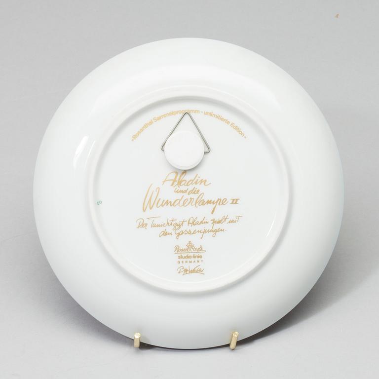 SAMLARTALLRIKAR, 10 st, porslin, Björn Wiinblad, Rosenthal studio-linie. 1980-tal.