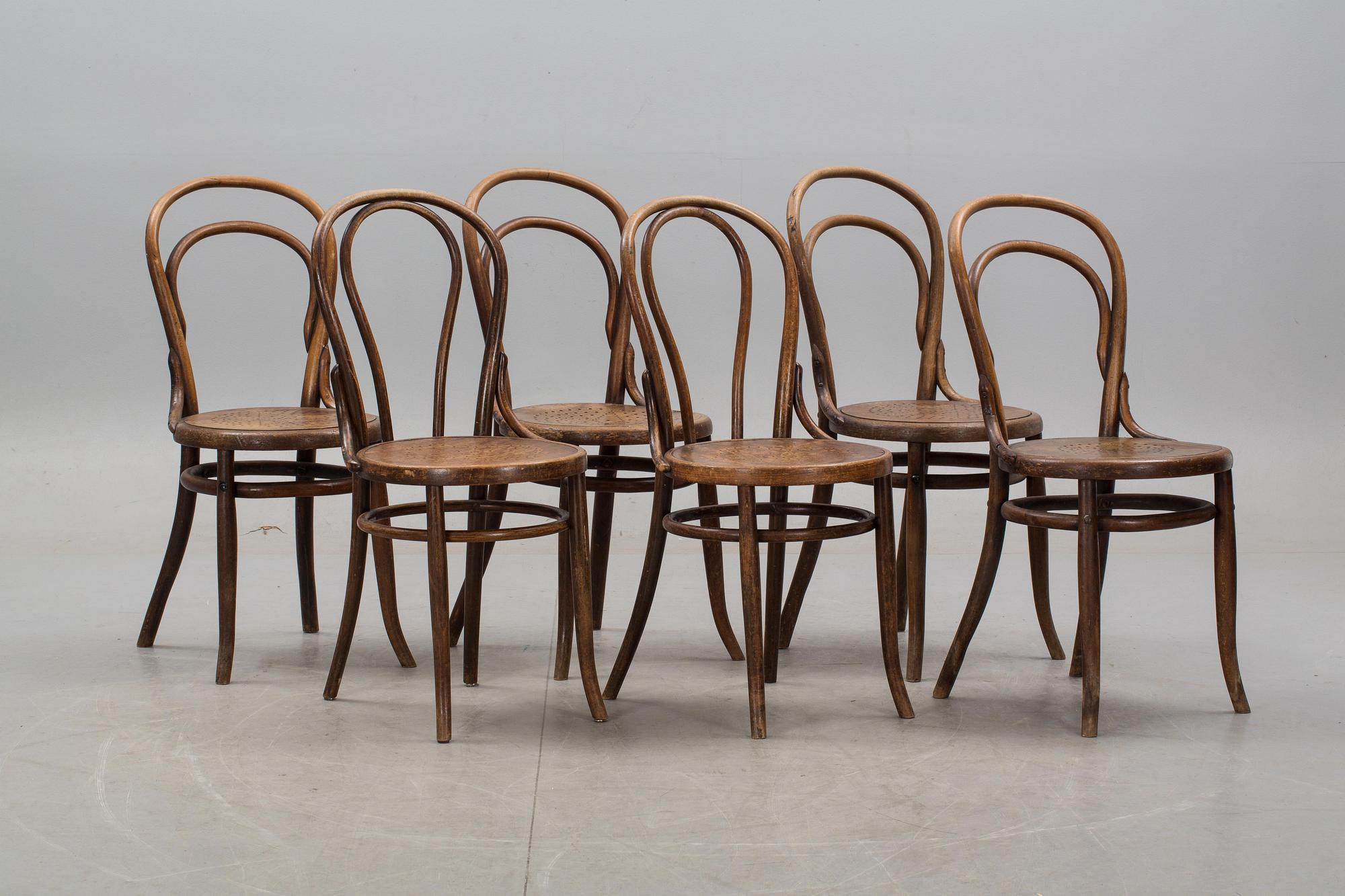 STOLAR, 4+2 st snarlika, bl a Fischel, 1900-talets början.