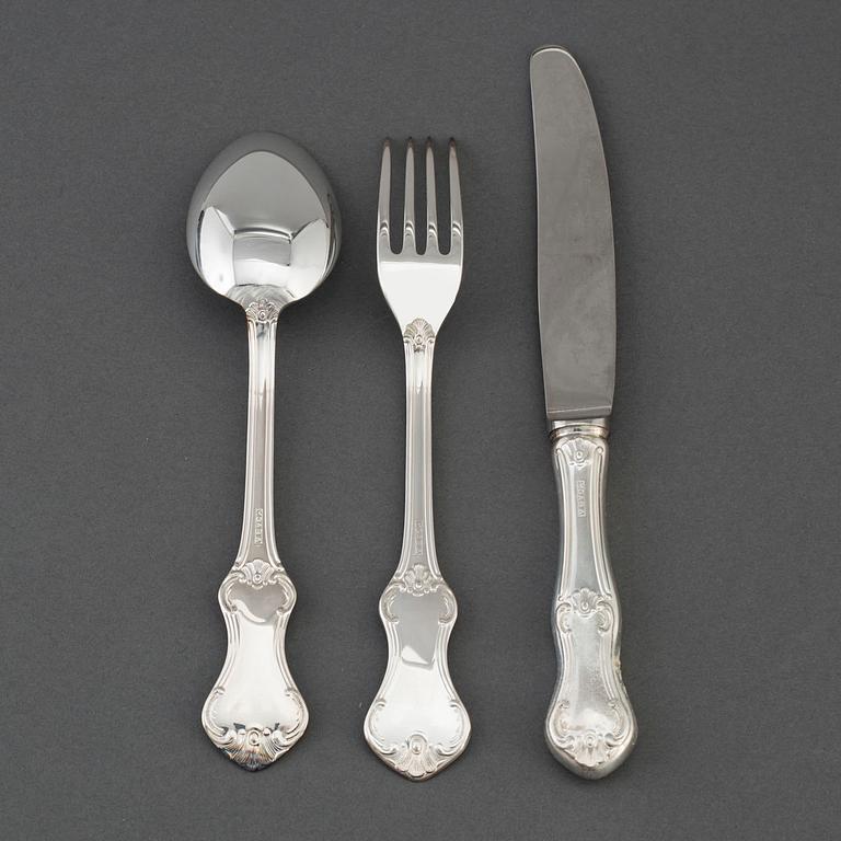 6+4+4 psc 'Patricia' electro plated cutlery by MGAB.