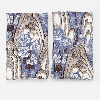 Josef Frank, a pair of curtains, 'Rox & Fix', Firma Svenskt Tenn, Sweden.