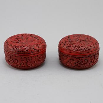 LOCKASKAR, trä, Kina, 1900-talets sista kvartal.