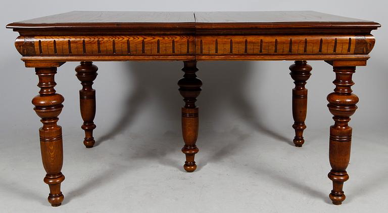 MATSSALSBORD, ek, nyrenässans, sent 1800-tal.