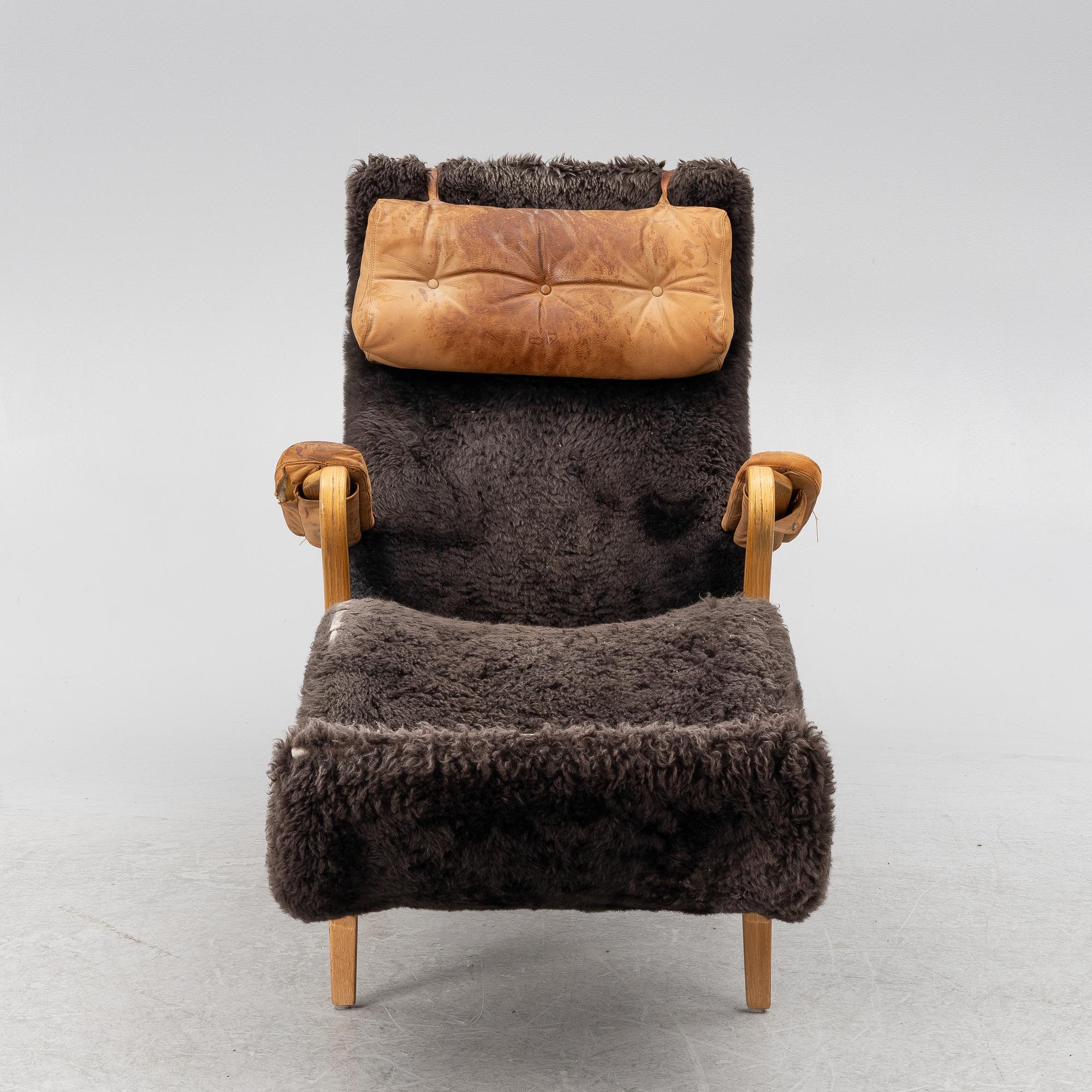 Bruno Mathsson, loungechair, "Pernilla", Karl Mathsson Company 1971.